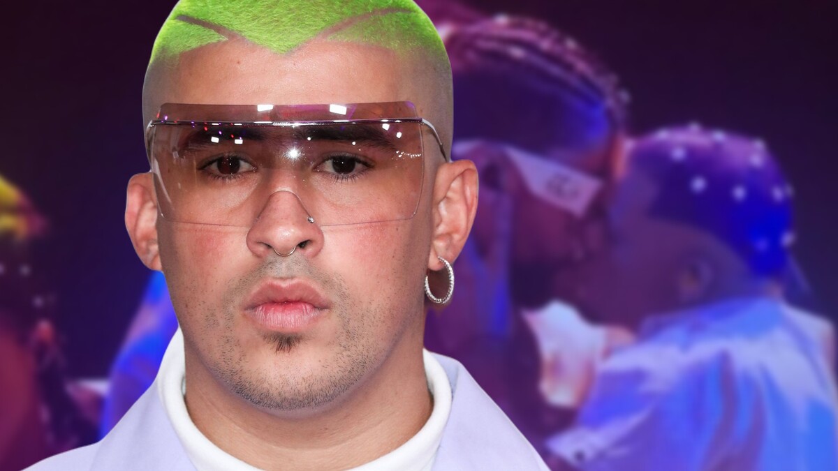 Fans Accuse Bad Bunny of Queerbaiting After Stage Kiss With Male Dancer