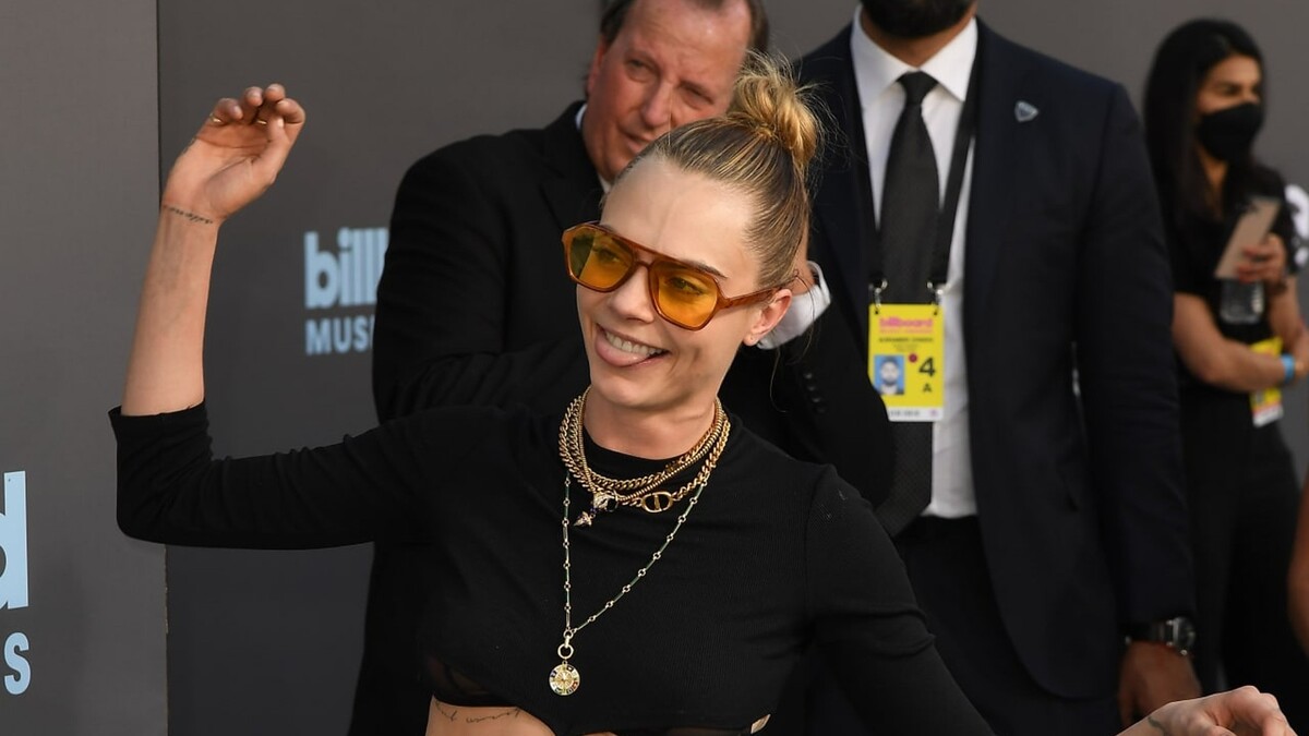 Everyone's Creeped Out by Cara Delevingne at Billboard Music Awards