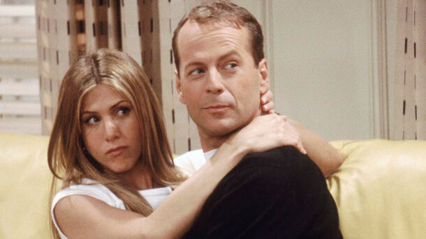 Relatable Reason Bruce Willis Didn't Want to Kiss Jennifer Aniston on Friends