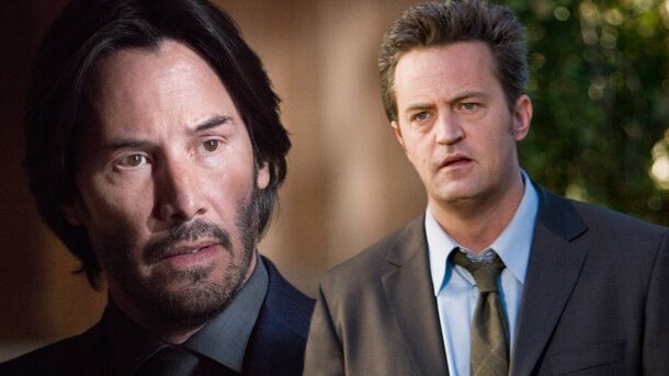Here's How Keanu Reeves Reacted to That Bizarre Matthew Perry's Diss