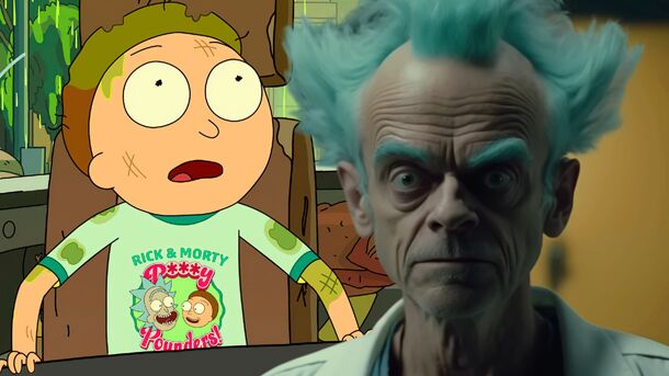 AI Turns Rick & Morty Into Dark 80s Sci-Fi Movie, And It's Both Creepy And Fun