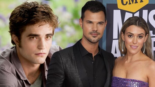 Taylor Lautner Had the Best Reaction to His Wife's Crush on Twilight's Edward