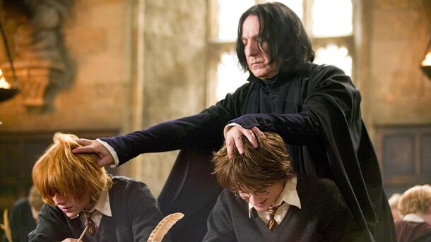 Alan Rickman Pranked Daniel Radcliffe on Harry Potter Set in The Least Snape Way Possible