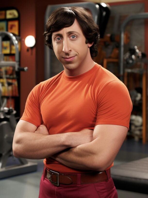 AI Imagines TBBT Characters as Gym Rats, and Stuart Is Now a Hottie - image 4