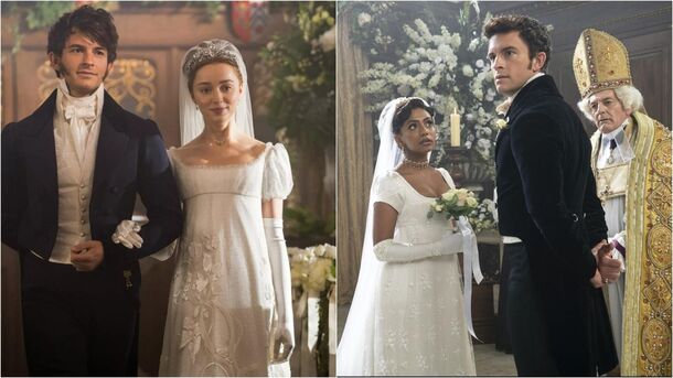 Who Wore it Better? Bridgerton Fans Divided on Daphne and Edwina's Wedding Looks - image 1
