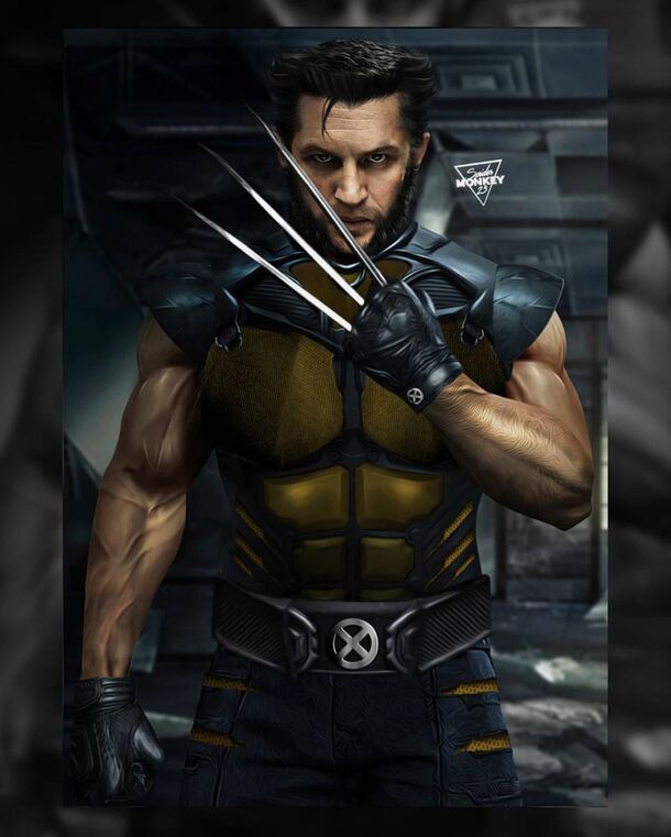 Fan Art Imagines Tom Hardy as MCU's Next Wolverine, But It's a Hard Pass From Fans - image 1