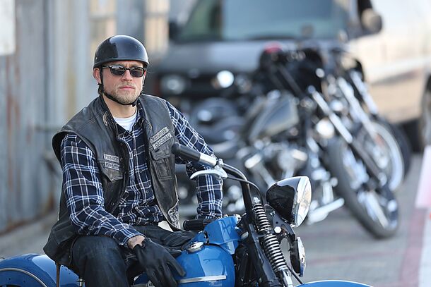 Charlie Hunnam as Jax Teller in Sons of Anarchy