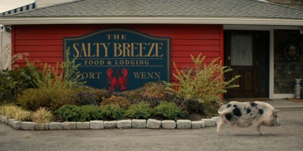The Salty Breeze sign in Port Penn in Best Medicine