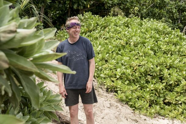A castaway in the jungle on Survivor