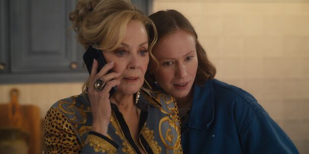 Deborah Vance on the phone with Ava Daniels in Hacks