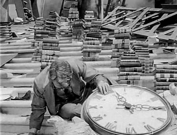 Burgess Meredith in The Twilight Zone (1959). Rod Serling wrote or co-wrote 92 of the show's 156 episodes
