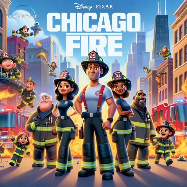 Chicago Fire and Magnum P.I. as Pixar Movies? AI Art Makes Us Want to Watch It - image 1