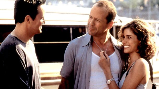 Relatable Reason Bruce Willis Didn't Want to Kiss Jennifer Aniston on Friends - image 1