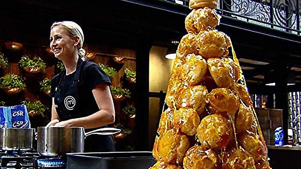 MasterChef contestants outside the studio kitchen