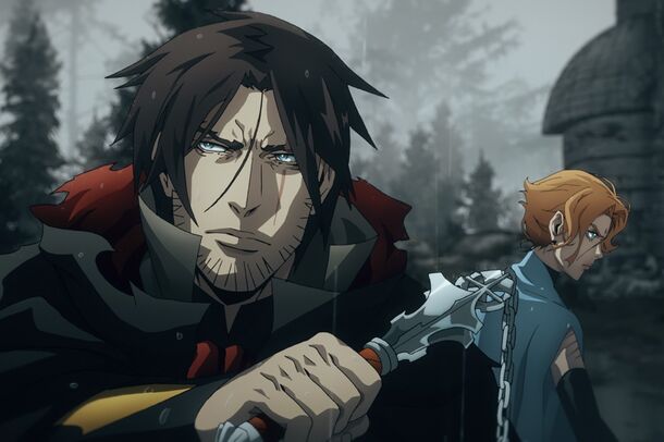 Castlevania's Trevor Belmont and Sypha in a Netflix animated series