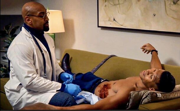 The Oval (2019) — the night the fire put him in an ambulance