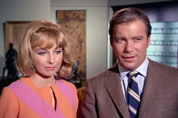 William Shatner as Captain Kirk in the original 1966 Star Trek series