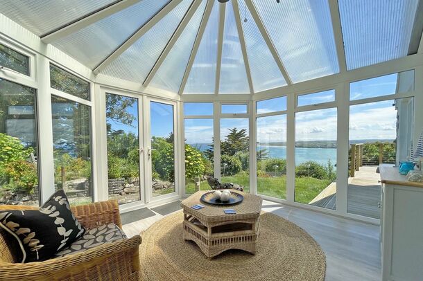 Inside the property: the glazed sun room