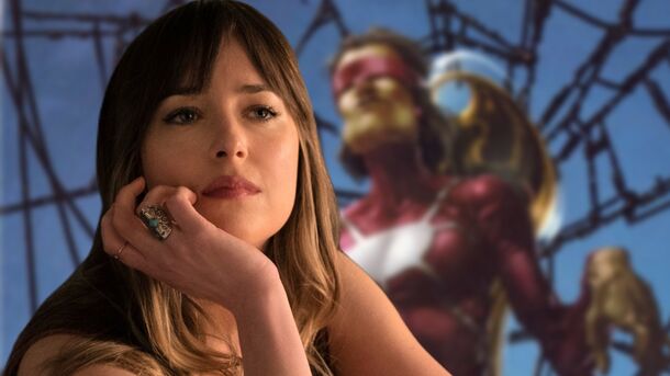 Dakota Johnson in Madame Web (2024). It opened to $15.3 million and finished at $100 million worldwide, the comparison now hanging over Clayface