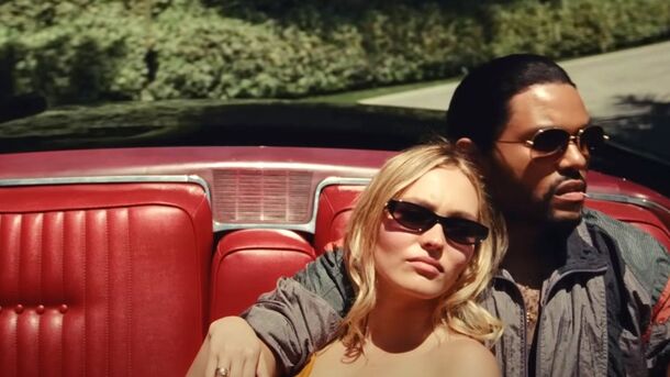 Lily-Rose Depp and The Weeknd in The Idol (2023). Sam Levinson's HBO pop-star drama was savaged by critics and died after one season