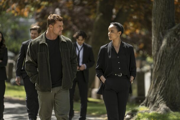Alan Ritchson and Maria Sten in Neagley (2026). The spinoff drew 40 million viewers in 13 days and was renewed for season 2 on October 1