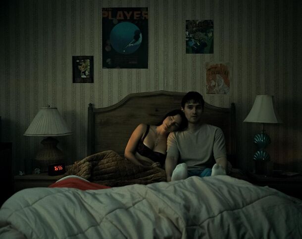 Bear and Nikki in Obsession (2026). Focus Features is campaigning the $750,000 horror hit in all 15 Oscar categories it is eligible for