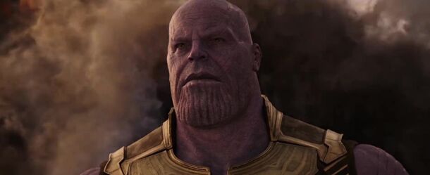 Josh Brolin as Thanos in Avengers: Infinity War (2018). The last time the Russos made the half of a two-part story where the heroes lose, it earned $2 billion