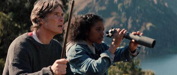 Cillian Murphy and Maiya Eastmond in 28 Years Later: The Bone Temple (2026). Nia DaCosta's sequel made Sir Jimmy Crystal the main antagonist and brought back Murphy's Jim