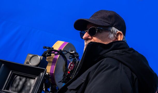 Steven Spielberg behind the camera on the set of Disclosure Day (2026). Letterboxd users voted his UFO film 2026's biggest letdown, ahead of Supergirl