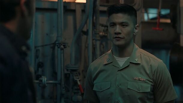 A Marine at the Camp Pendleton NIS field office in NCIS: Origins, set in 1991
