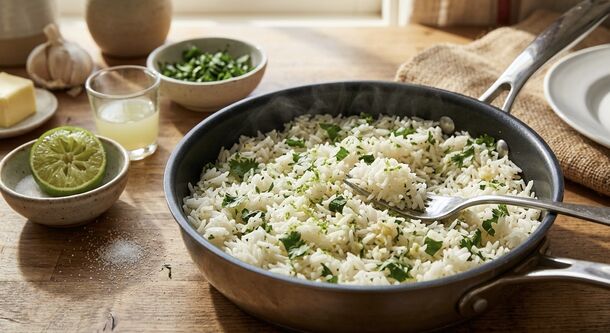 The Chipotle-Style Cilantro Lime Rice Hack That Completely Rescues Flat, Boring Side Dishes