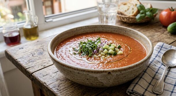 Beat the Summer Heat With This Refreshing Authentic Andalusian Gazpacho