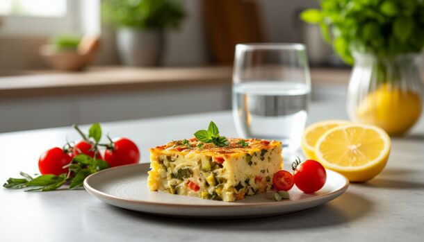 Fluffier Than an Omelet: The Guilt-Free Mediterranean Veggie Bake You’ll Want to Make Every Night