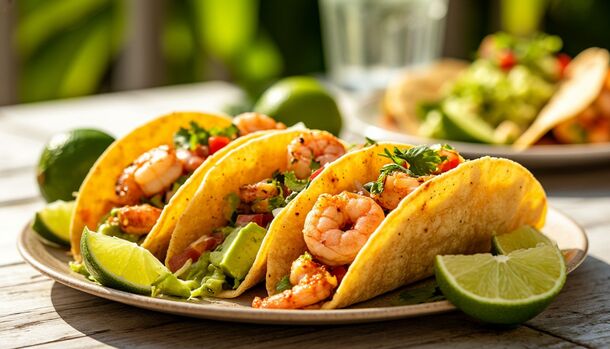 Forget Common Meals: This Refreshing Shrimp & Guacamole Taco is a May Sensation