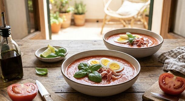 Refreshing Tomato and Pepper Gazpacho: The No-Cook Cold Summer Soup That is Perfect for Hot Days