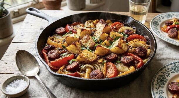 Break Your Spud Boredom: This One-Skillet Lisbon Style Potato Bake Completely Crushes Plain Fries and Mash