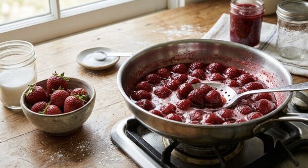 This Brilliant One-Skillet Skirt Trick Gives You Perfectly Thick Strawberry Jam Without Hours of Boiling