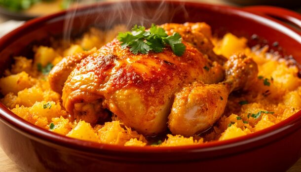 Move Over, French Meat! This Zesty Tandoori Chicken & Potato Bake Is Your New Favorite Upgrade