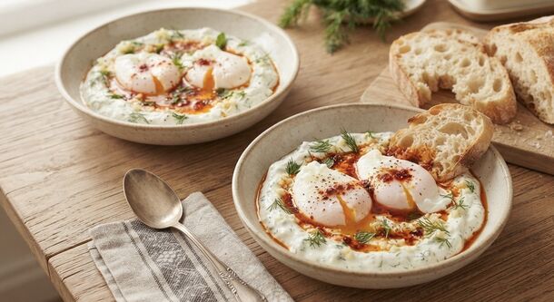 Forget About Boring Omelets and Make This Turkish Çılbır Every Weekend