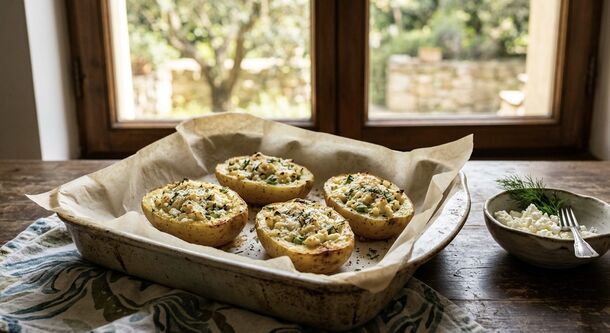 The Lemon and Feta Secret: The Authentic Greek Trick for Incredibly Flavorful Roasted Potatoes
