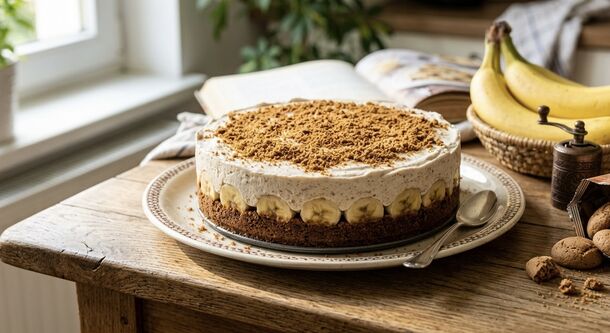 No-Bake Banana Cake: The Genius Way to Turn Old Cookies into a Showstopping Dessert