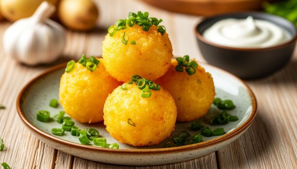 Crispy on the Outside, Gooey on the Inside: The Secret to Perfect Golden Potato Balls with Only 3 Main Ingredients