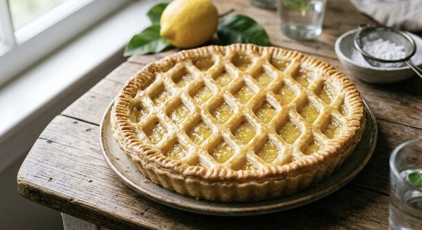 The Secret to the Perfect Lattice: A Stunning Lemon Pie Made With Just a Few Ingredients