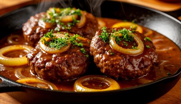 A 19th-Century Icon: How to Make the Perfect Salisbury Steak with Rich Onion Gravy in 30 Minutes