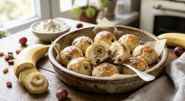 15-Minute May Delights: Just Add a Banana Slice to Curd and Bake These "Lazy" Treats
