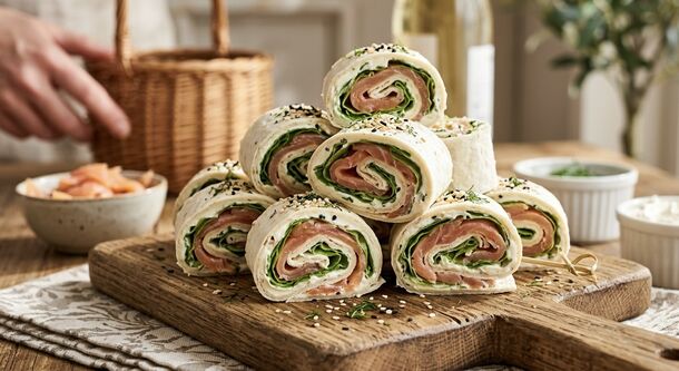 Ditch the Fussy Canapés: This 10-Minute Smoked Trout Pinwheel Rollup Looks Incredible and Requires Zero Effort