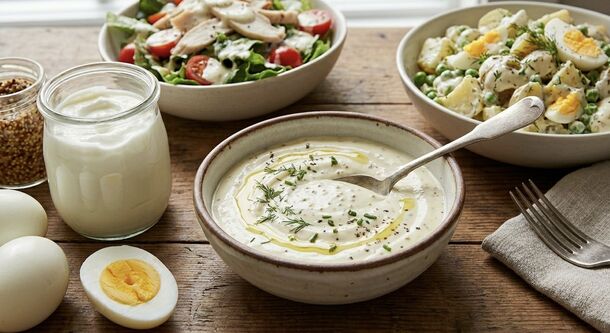 The Genius 2-Ingredient Swap That Totally Replaces Mayo Without Ruining Your Favorite Salads