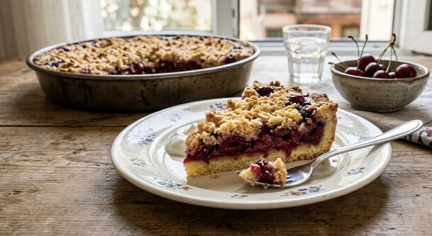 This Summer Cherry Grated Pie Is the Ultimate Lazy Dessert