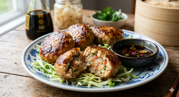 Melt-in-Your-Mouth Chinese Patties: No Milk, No Bread, Just One Secret Ingredient for Incredible Juiciness