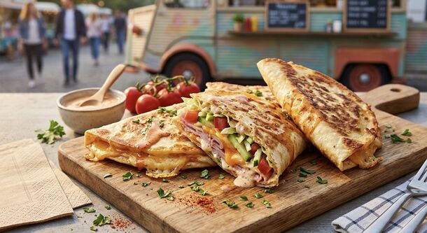Skip the Food Truck Queue for These Crispy, Sauce-Drenched Meat Pockets